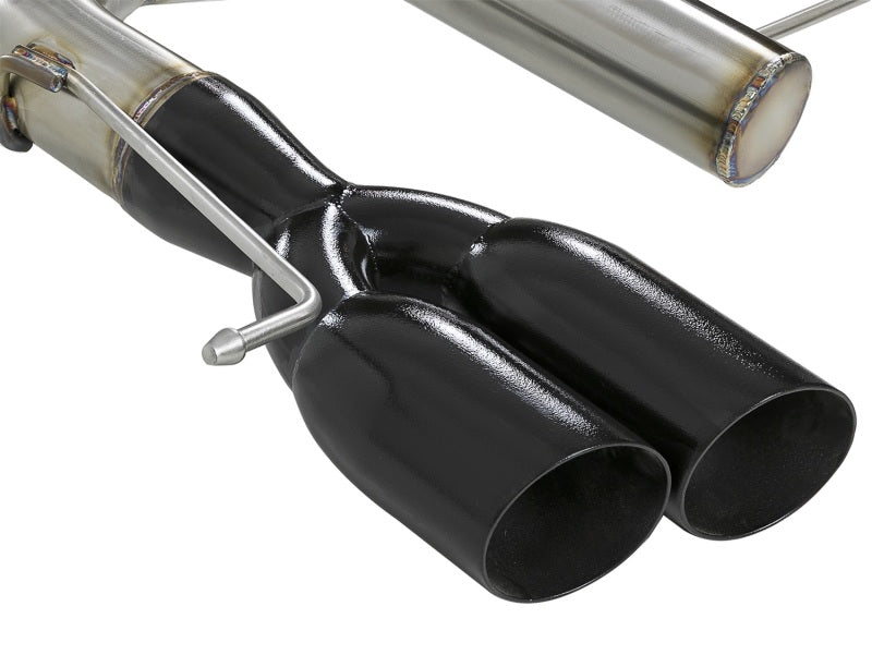 aFe 49-36302-B aFe MACHForce XP 08-13 BMW 135i L6-2.0L N54/N55 3in. 304 SS Axle-Back Exhaust w/Black Tips