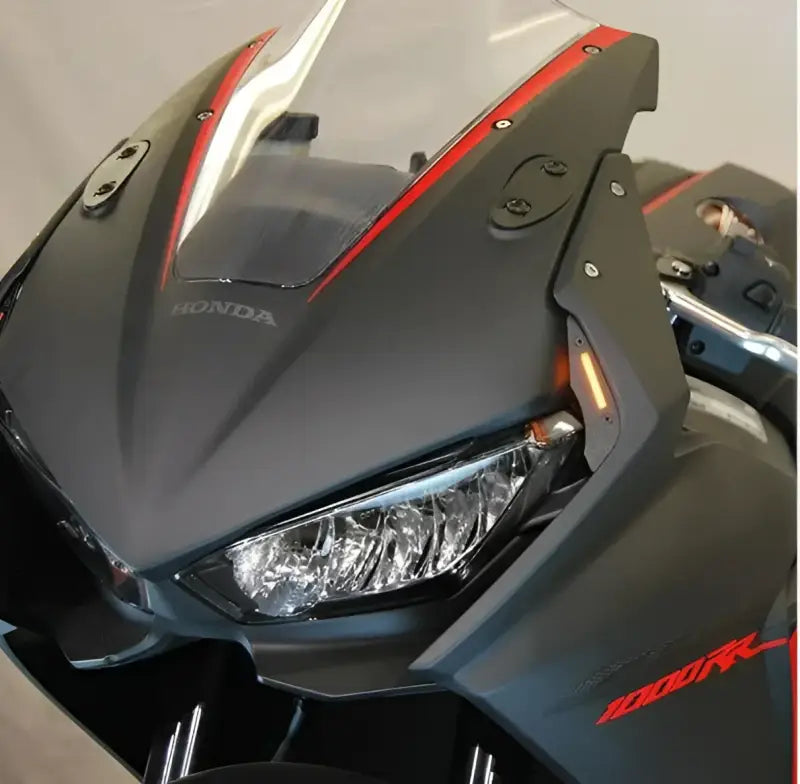 Honda motorcycle front fairing with LED turn signals for CBR1000-FB-BO model