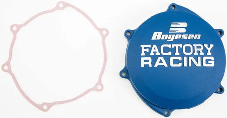 BOYESEN CC-37CL Factory Racing Clutch Cover Yam Blue