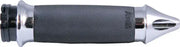 CC-85-CH-SPIKE Custom Contour Grips Spike Cable Throttle Chrome 