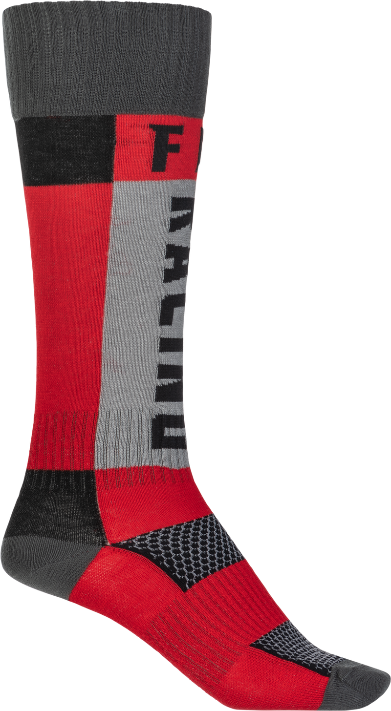 Mx Socks Thick Red/Grey Lg/Xl