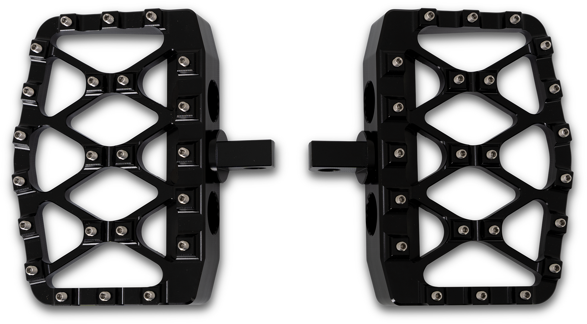 Burly Brand MX-Evolution Mini Floorboards Foot Controls B13-1018B - XL MX-Evolution Dyna Touring Passenger