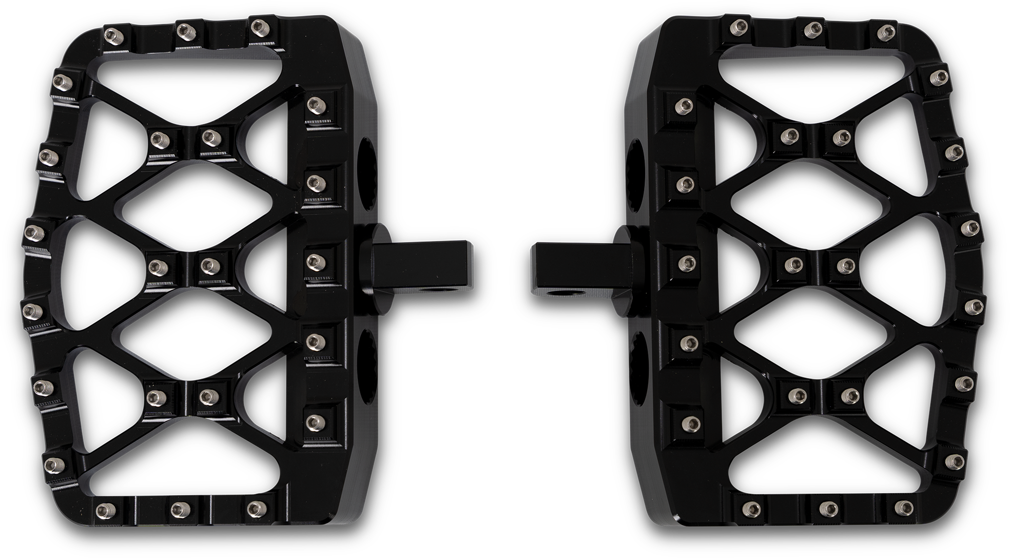 Burly Brand MX-Evolution Mini Floorboards Foot Controls B13-1018B - XL MX-Evolution Dyna Touring Passenger