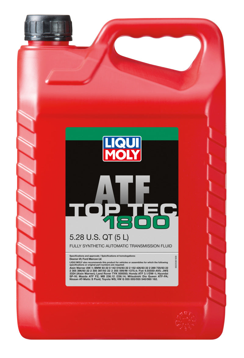 LIQUI MOLY 22036 LIQUI MOLY 5L Top Tec ATF 1800 - Case of 4