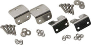 Kentrol 30667 Kentrol 72-86 Jeep CJ Strut Rod Mounting Brackets 4 Pieces Fiberglass - Polished Silver