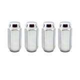 McGard Hex Lug Nut (Cone Seat) M14X1.5 / 22mm Hex / 1.945in. Length (4-Pack) - Chrome - 64014