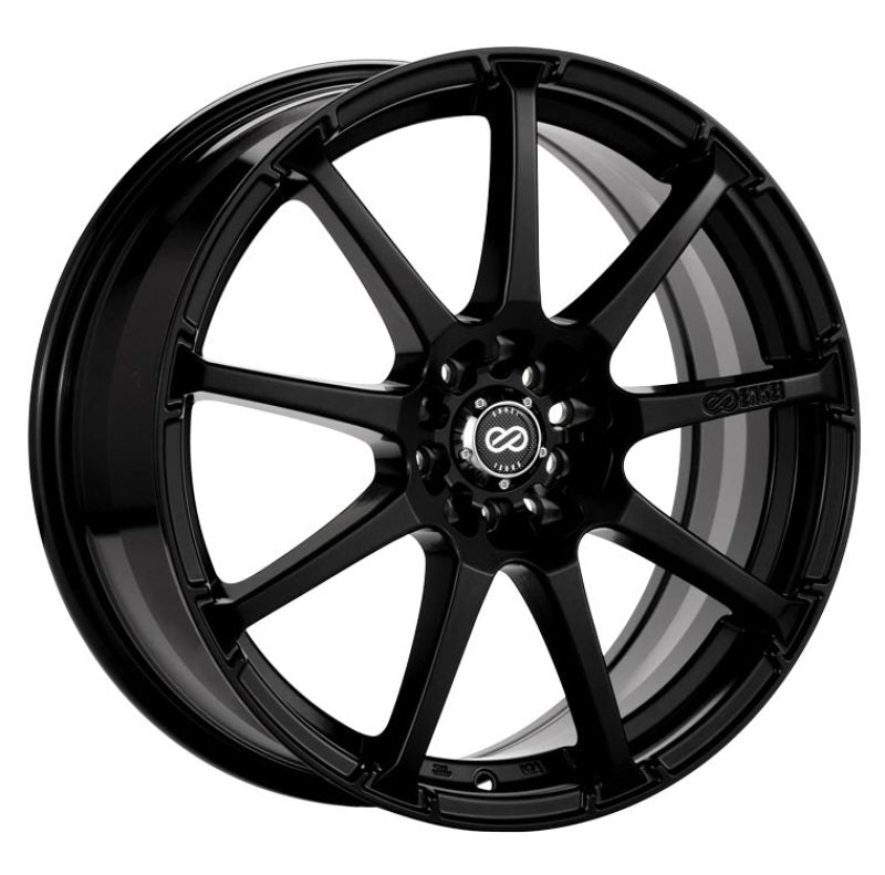 Enkei 441-770-1138BK Enkei EDR9 17x7 4x100/108 38mm Offset 72.6 Bore Diameter Black Wheel