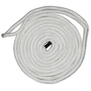CDL1215WH Cmp Group 1/2In-15Ft Dblbrd Dockline Wht - Boat Dock Line
