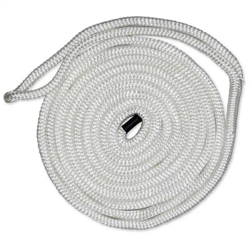CDL1215WH Cmp Group 1/2In-15Ft Dblbrd Dockline Wht - Boat Dock Line