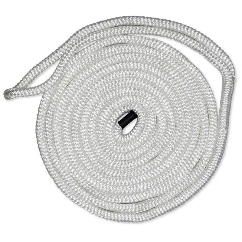 CDL1215WH Cmp Group 1/2In-15Ft Dblbrd Dockline Wht - Boat Dock Line