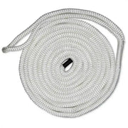 CDL1215WH Cmp Group 1/2In-15Ft Dblbrd Dockline Wht - Boat Dock Line