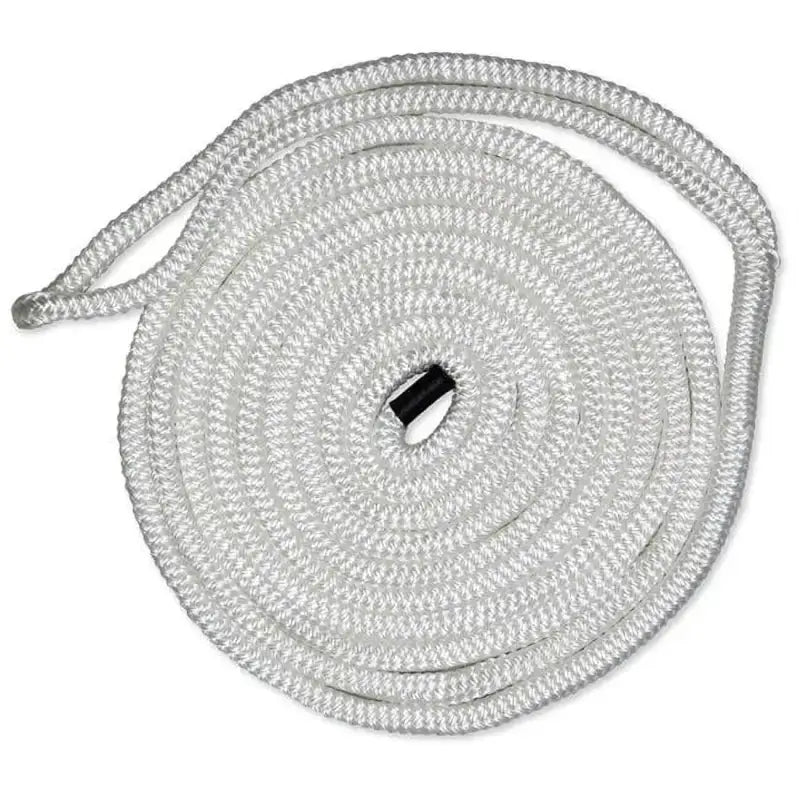 CDL1215WH Cmp Group 1/2In-15Ft Dblbrd Dockline Wht - Boat Dock Line