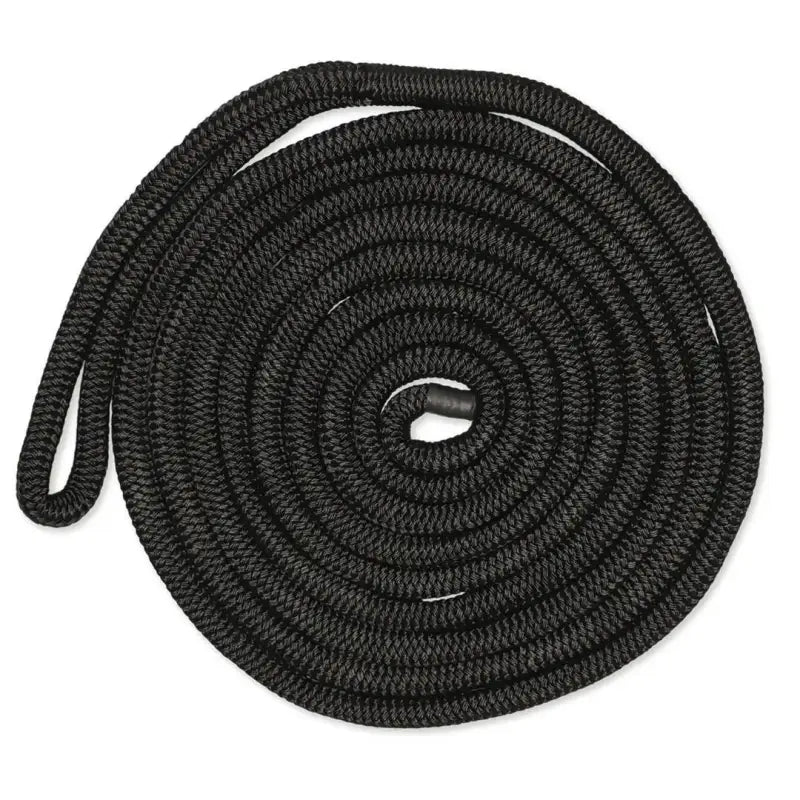 CDL1225BK Cmp Group 1/2In-25Ft Dblbrd Dockline Blk - Boat Dock Line