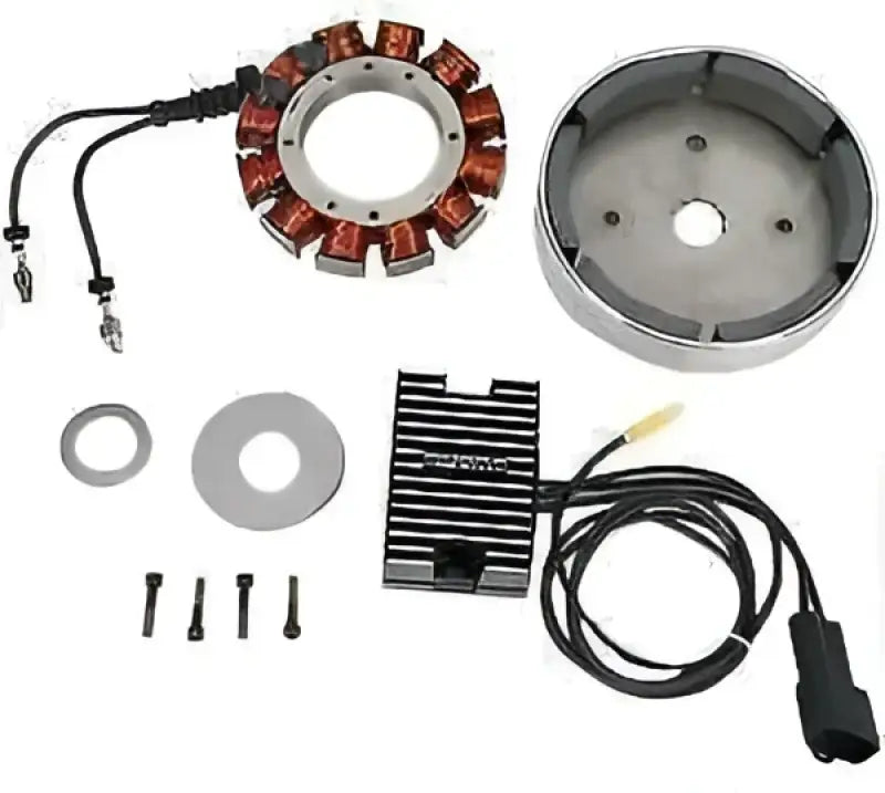 CE-60AR Cycle Electric Alternator Kit Rigid Mount 4-Speed 70-84 - RV and Auto Parts