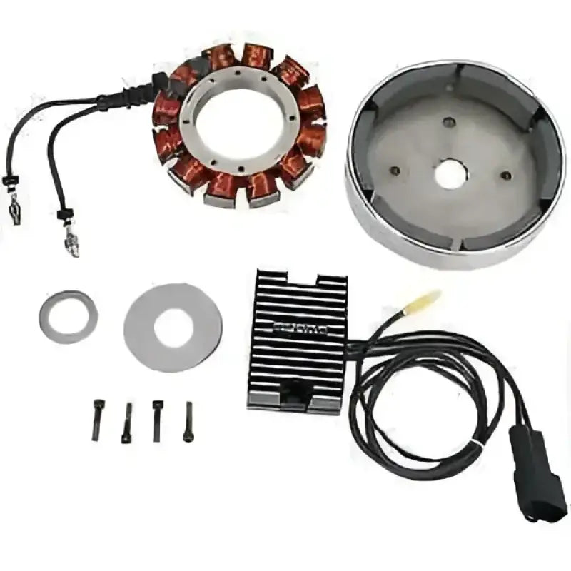 CE-60AR Cycle Electric Alternator Kit Rigid Mount 4-Speed 70-84 - RV and Auto Parts