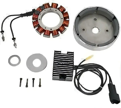 CE-60AR Cycle Electric Alternator Kit Rigid Mount 4-Speed 70-84 - RV and Auto Parts