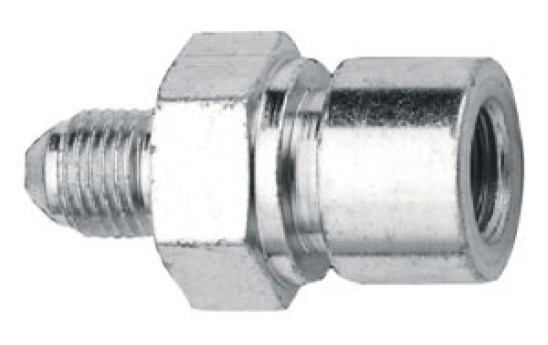 Fragola 650201 Fragola -3AN x 3/8-24 I.F. Tubing Adapter - Steel