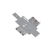 RIVAL POWERSPORTS USA Central Skid Plate Alloy