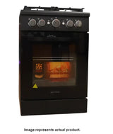 Black CF-FS60B Wayglobal gas range with lit oven, Greystone RV Gas style