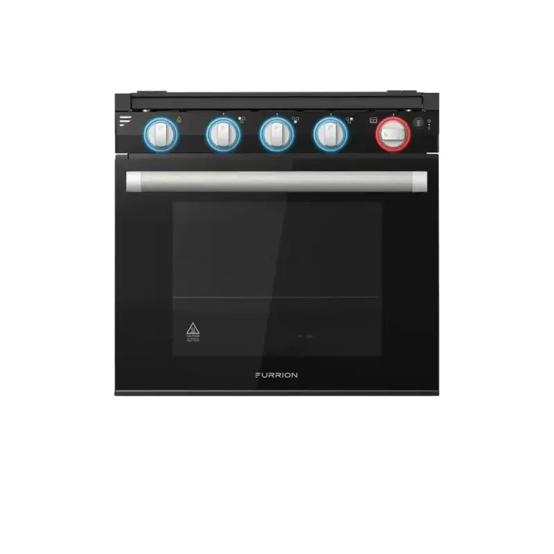 CF-RV21B Furrion Llc Greystone 21' RV Gas Range Combo with Four Knobs and Oven