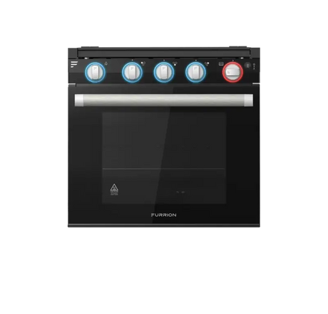 CF-RV21B Furrion Llc Greystone 21' RV Gas Range Combo with Four Knobs and Oven