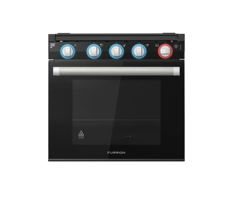 CF-RV21B Furrion Llc Greystone 21' RV Gas Range Combo with Four Knobs and Oven