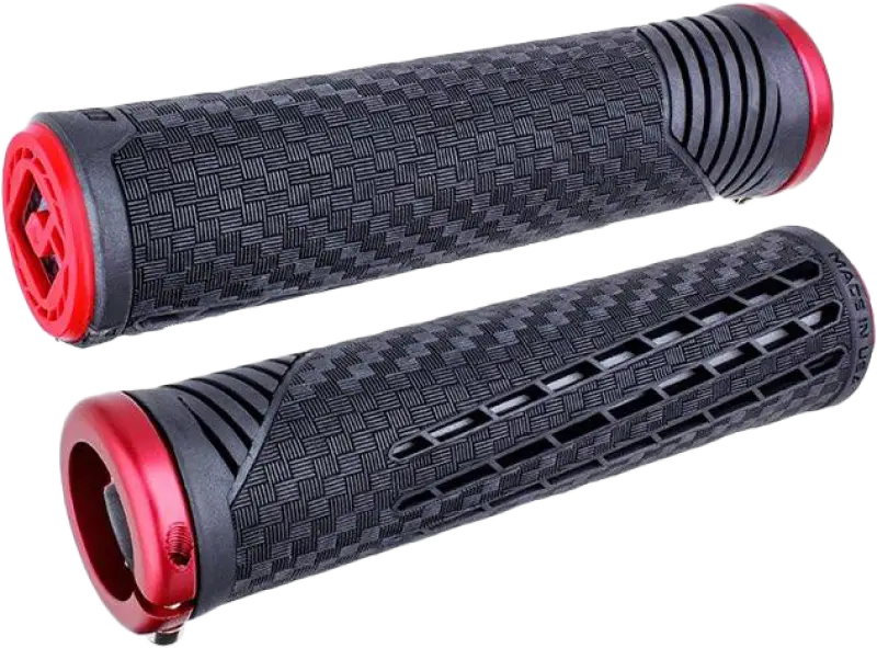 Cf11 V2.1 Bmx Grips Pearl Blk/Red W/Matte Red
