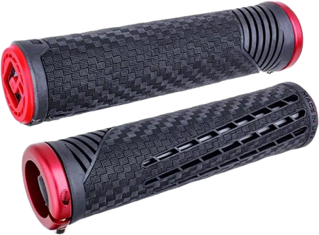 Cf11 V2.1 Bmx Grips Pearl Blk/Red W/Matte Red