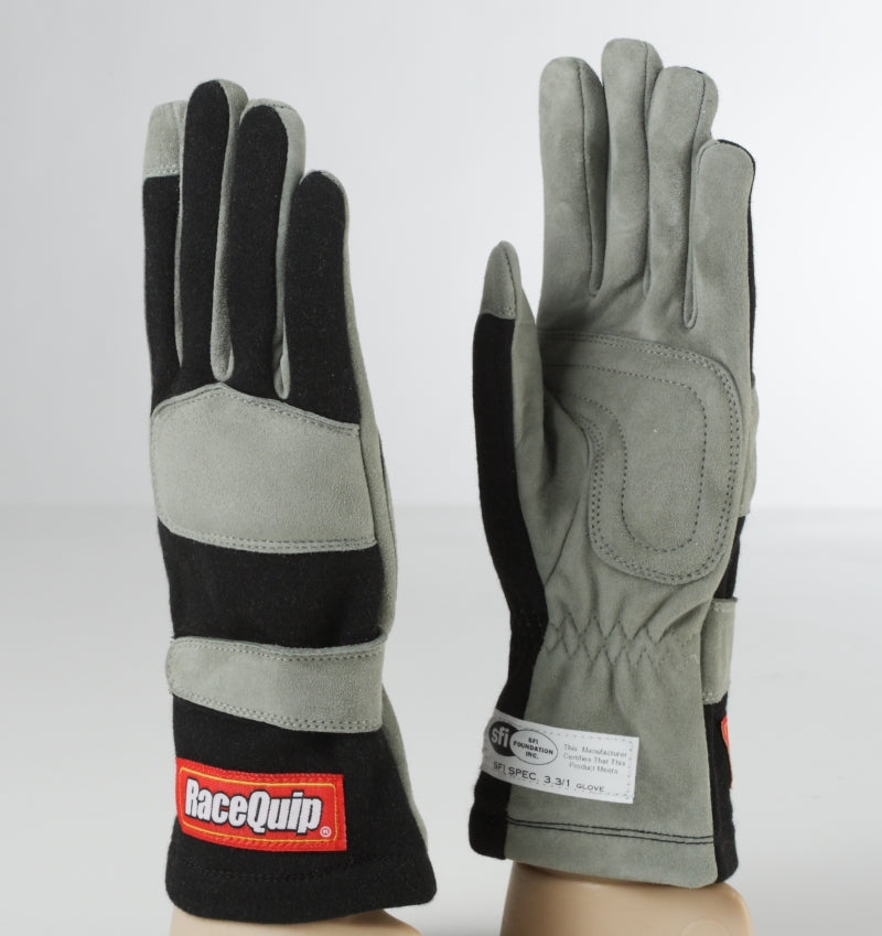 RACEQUIP 351002 1-LYR SFI-1 GLOVE SML BLA