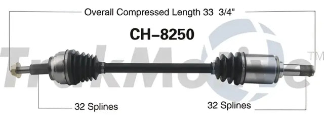 CH-8250 Trakmotive New Cv Axle - Shaft