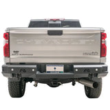CH20-W4951-1 Fab Fours Premium Rear bumper on a Chevy Silverado, RV, Automotive, Powersports, off-road, marine, exterior, truck accessories, interior, truck bed, rv parts, Bumpers, Grilles & Guards, AVADA - Best Sellers, Must Haves