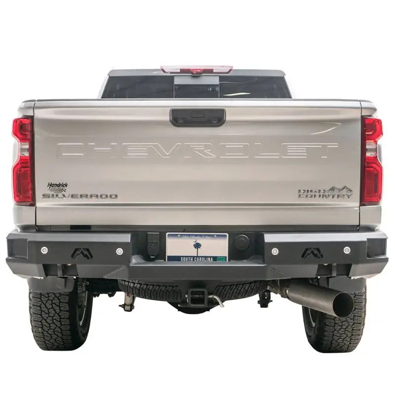 CH20-W4951-1 Fab Fours Premium Rear bumper on a Chevy Silverado, RV, Automotive, Powersports, off-road, marine, exterior, truck accessories, interior, truck bed, rv parts, Bumpers, Grilles & Guards, AVADA - Best Sellers, Must Haves