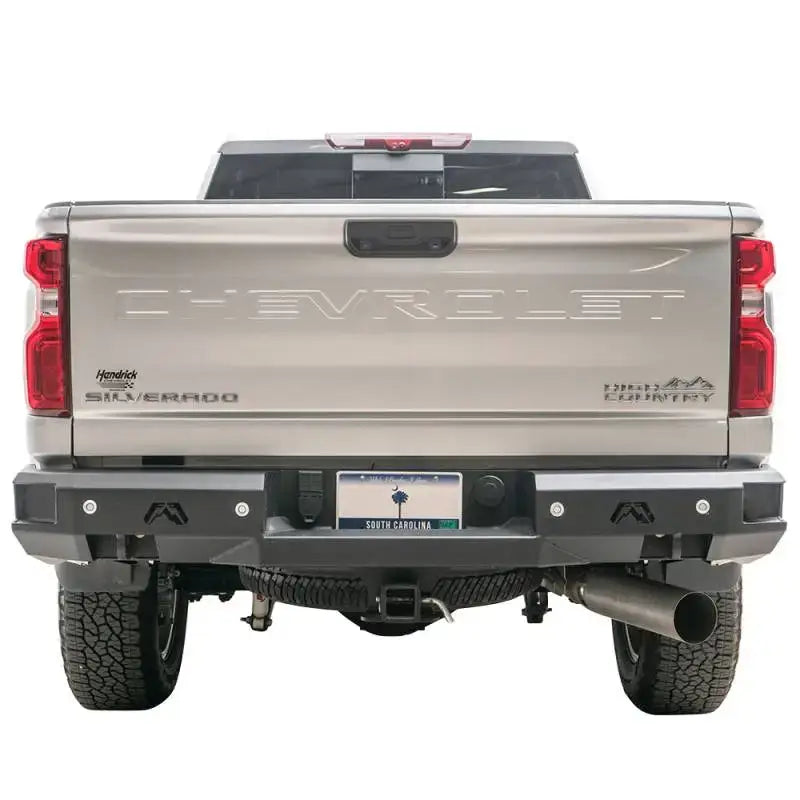 CH20-W4951-1 Fab Fours Premium Rear bumper on a Chevy Silverado, RV, Automotive, Powersports, off-road, marine, exterior, truck accessories, interior, truck bed, rv parts, Bumpers, Grilles & Guards, AVADA - Best Sellers, Must Haves