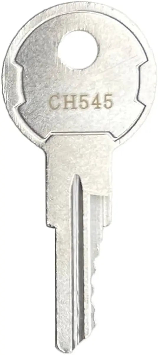 Silver-colored metal key for CH545 Buyers Prod Ch545 Key Only