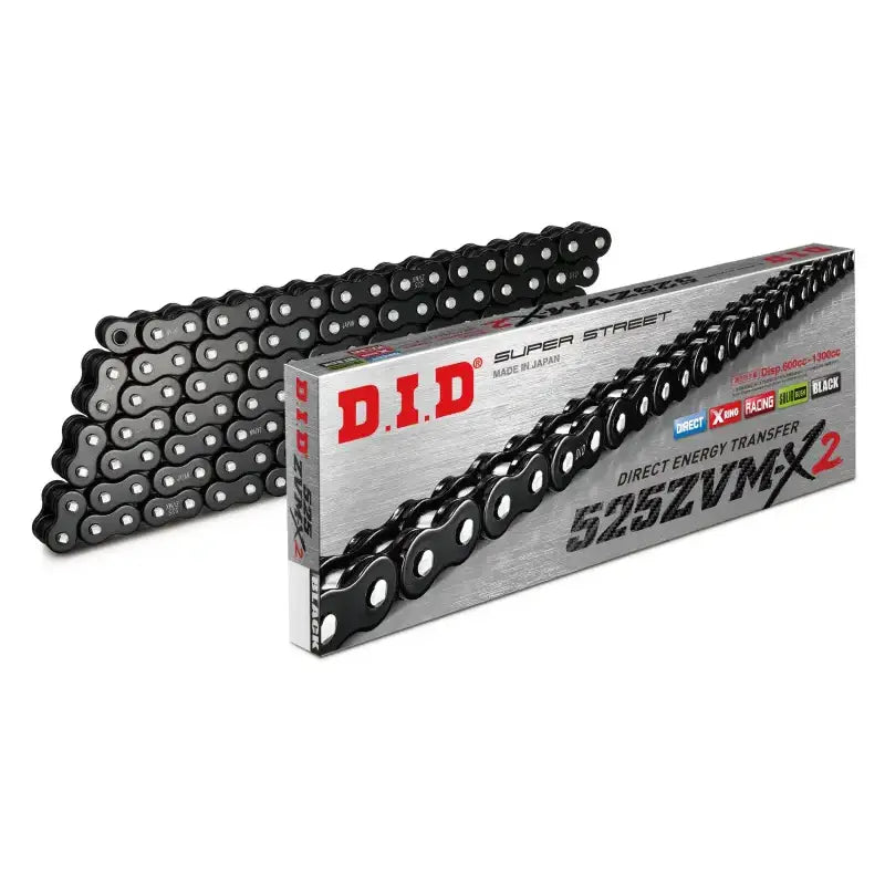 D.I.D Chain 525zvm X2 Bk Zj for Powersports