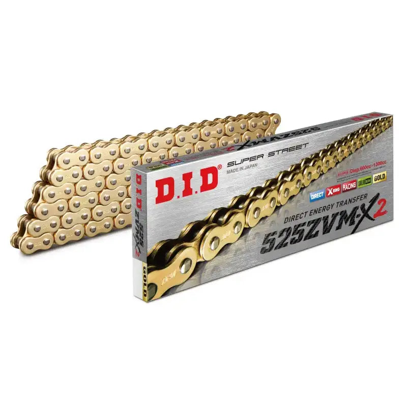 D.I.D Chain 525zvm X2 G&G 110zb for Powersports