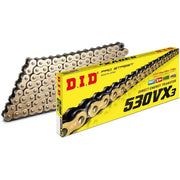 D.I.D Chain 530vx3 110l Gold for Powersports