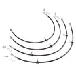 Chase Bays 90-01 Acura Integra (w/Rear Disc) Caliper Brake Lines - Front & Rear - Brakes