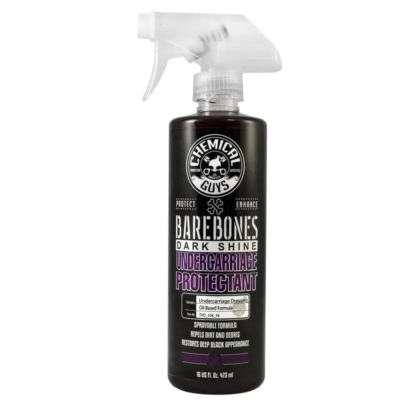 Chemical Guys Bare Bones Undercarriage Spray - 16oz - Case of 6 - Truck & Automotive