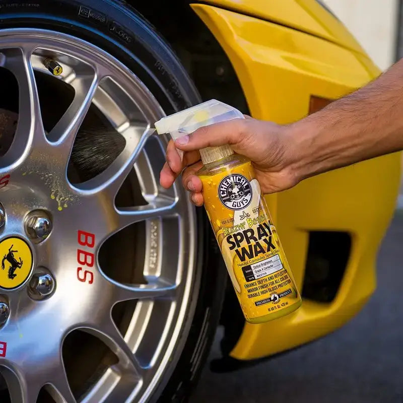 Chemical Guys Blazin Banana Carnauba Spray Wax - 1 Gallon - Case of 4 - Truck & Automotive