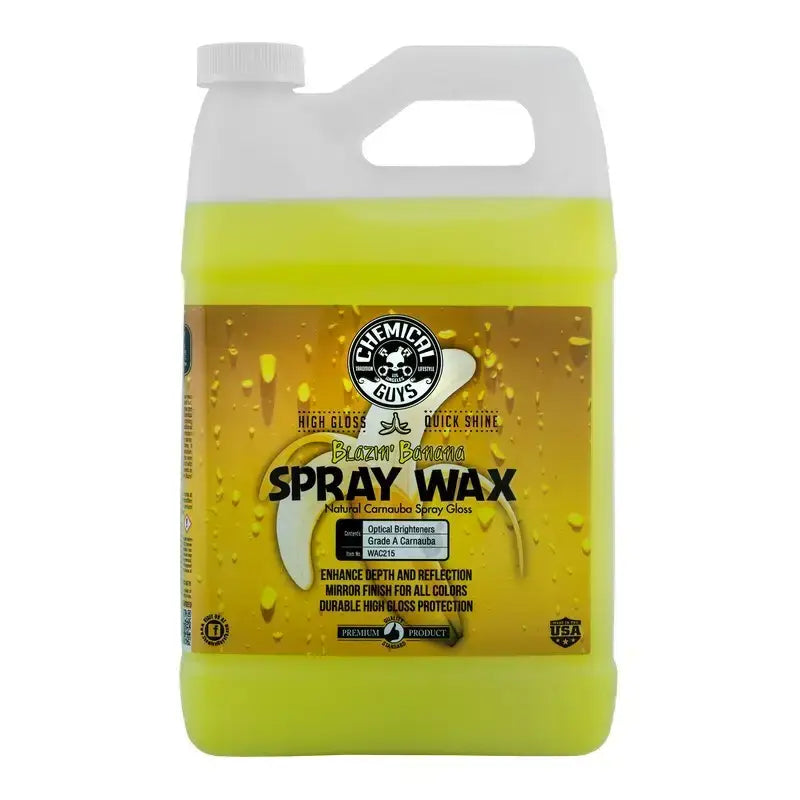 Chemical Guys Blazin Banana Carnauba Spray Wax - 1 Gallon - Case of 4 - Truck & Automotive