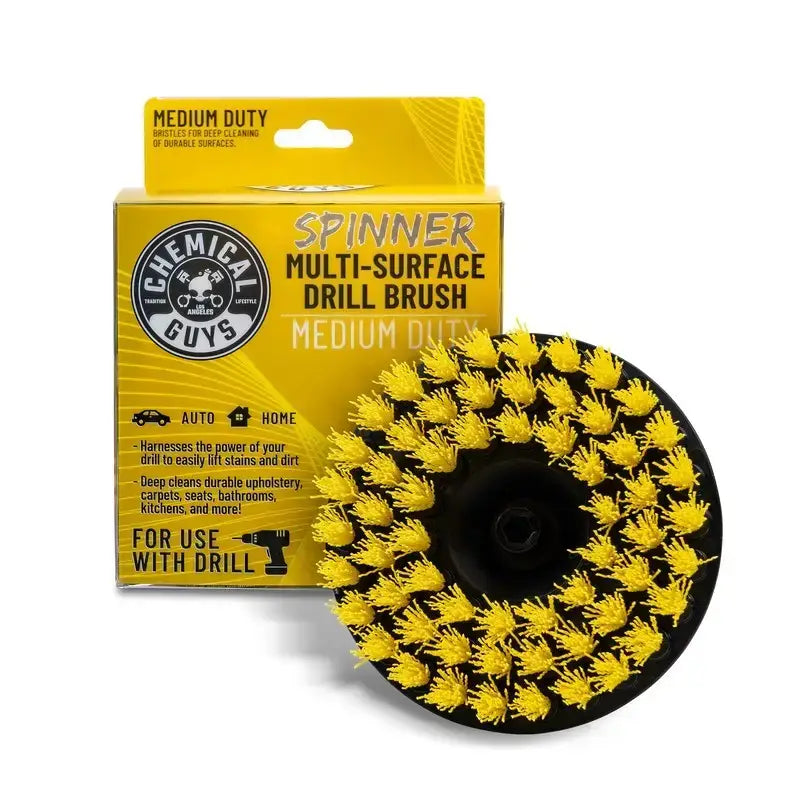 Chemical Guys Carpet Brush w/Drill Attachment - Medium Duty - Case of 24 - Truck & Automotive