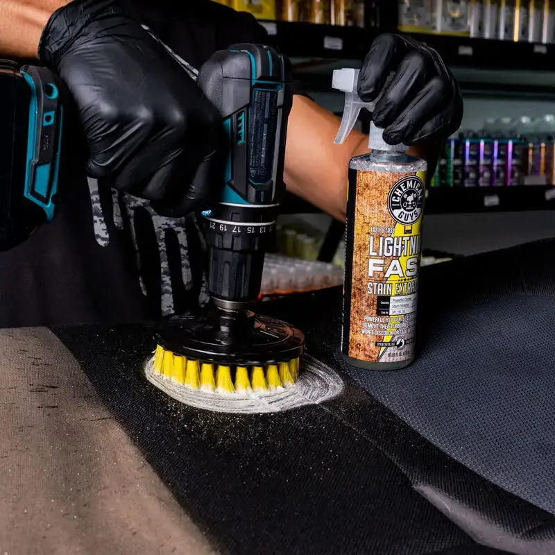 Chemical Guys Carpet Brush w/Drill Attachment - Medium Duty - Case of 24 - Truck & Automotive