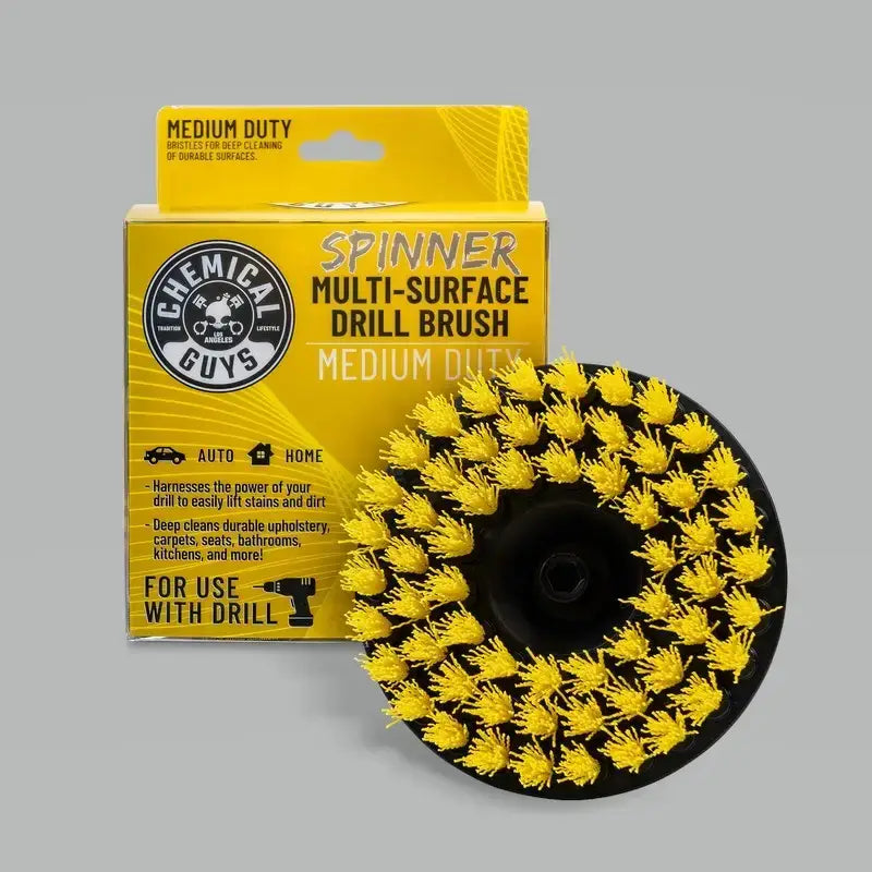 Chemical Guys Carpet Brush w/Drill Attachment - Medium Duty - Case of 24 - Truck & Automotive