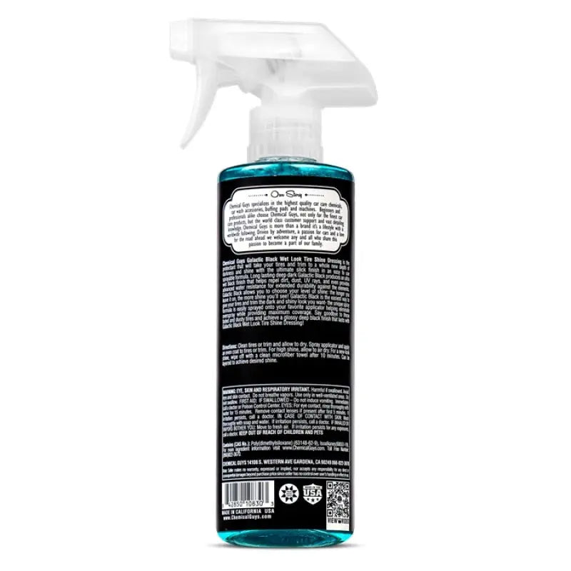 Chemical Guys TVD11816 Chemical Guys Galactic Black Wet Tire Shine Coating - 16oz - TVD11816