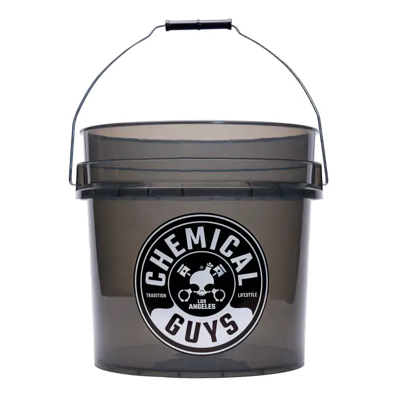 Chemical Guys Heavy Duty Detailing Bucket Smoked Black (4.5 Gal) - Case of 12 - Truck & Automotive
