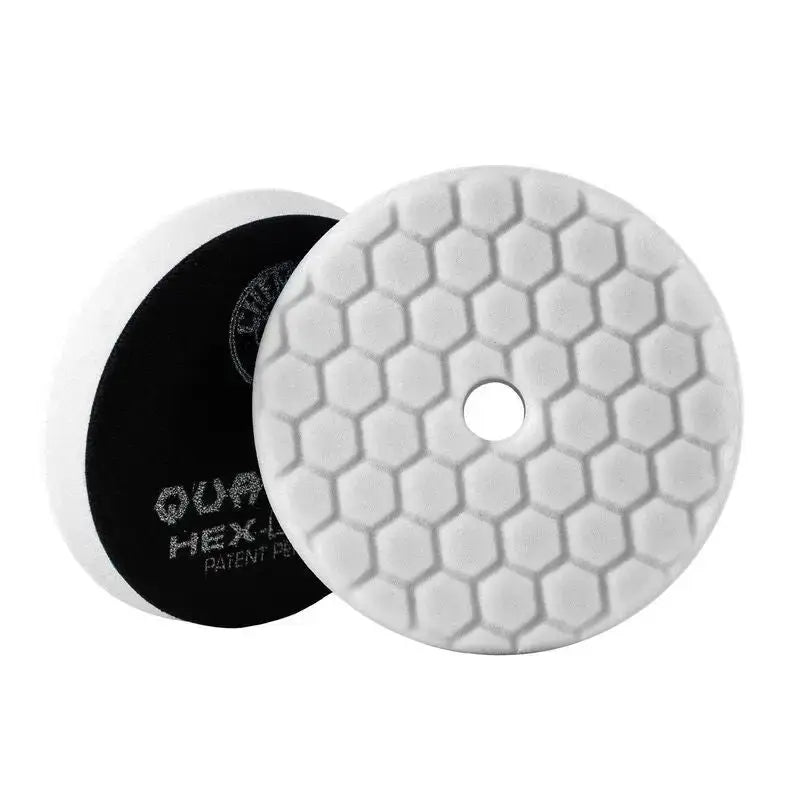 Chemical Guys Hex-Logic Quantum Light-Medium Polishing Pad - White - 6.5in - Case of 12 - Truck & Automotive