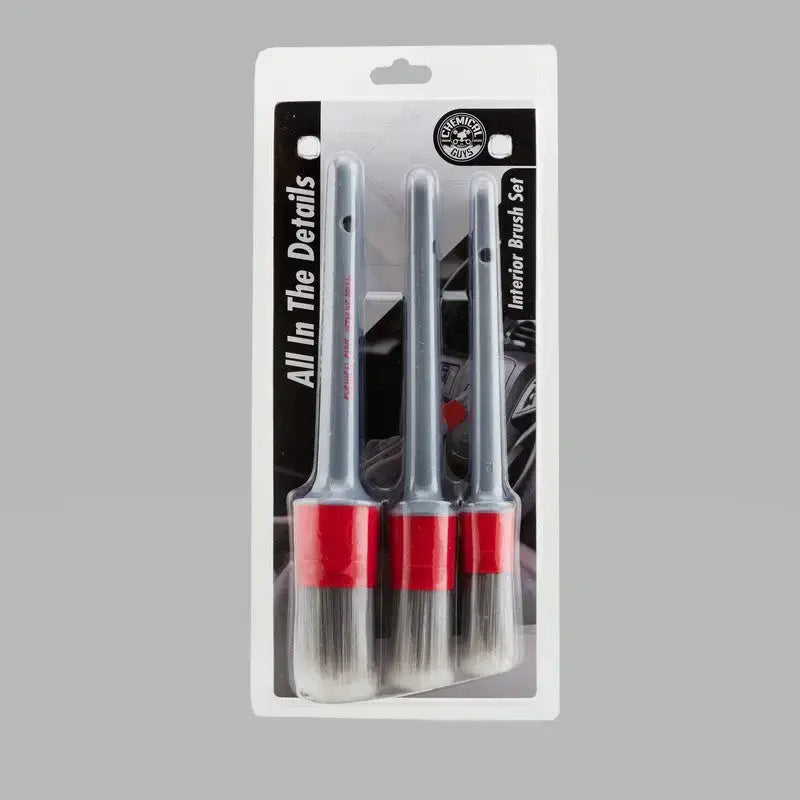 Chemical Guys Interior Detailing Brushes - 3 Pack - Case of 12 - Truck & Automotive