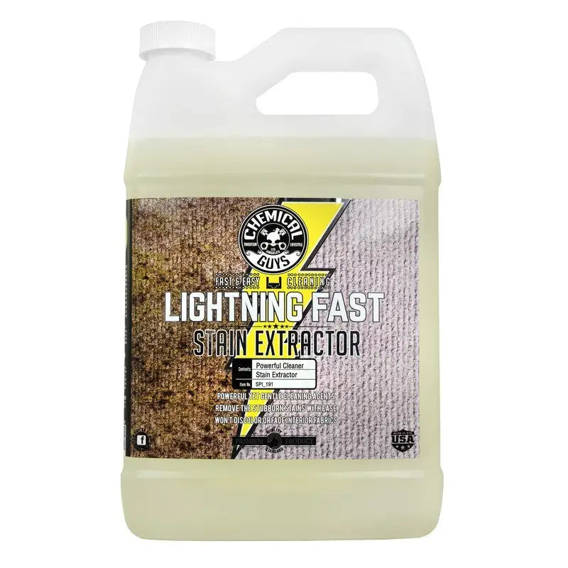 Chemical Guys Lightning Fast Carpet & Upholstery Stain Extractor - 1 Gallon - Case of 4 - Truck Automotive