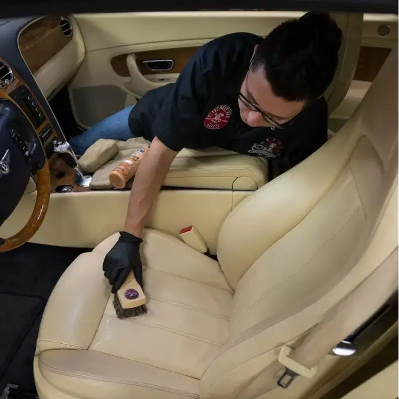 Chemical Guys Long Bristle Horse Hair Leather Cleaning Brush - Case of 12 - Truck & Automotive